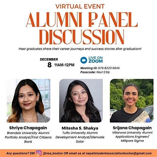 Nepali Student Association | Alumni Panel Discussion