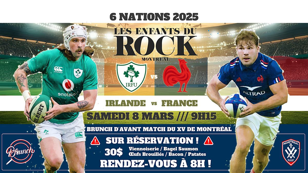 BRUNCH ET DIFFUSION DU TOURNOI DES 6 NATIONS