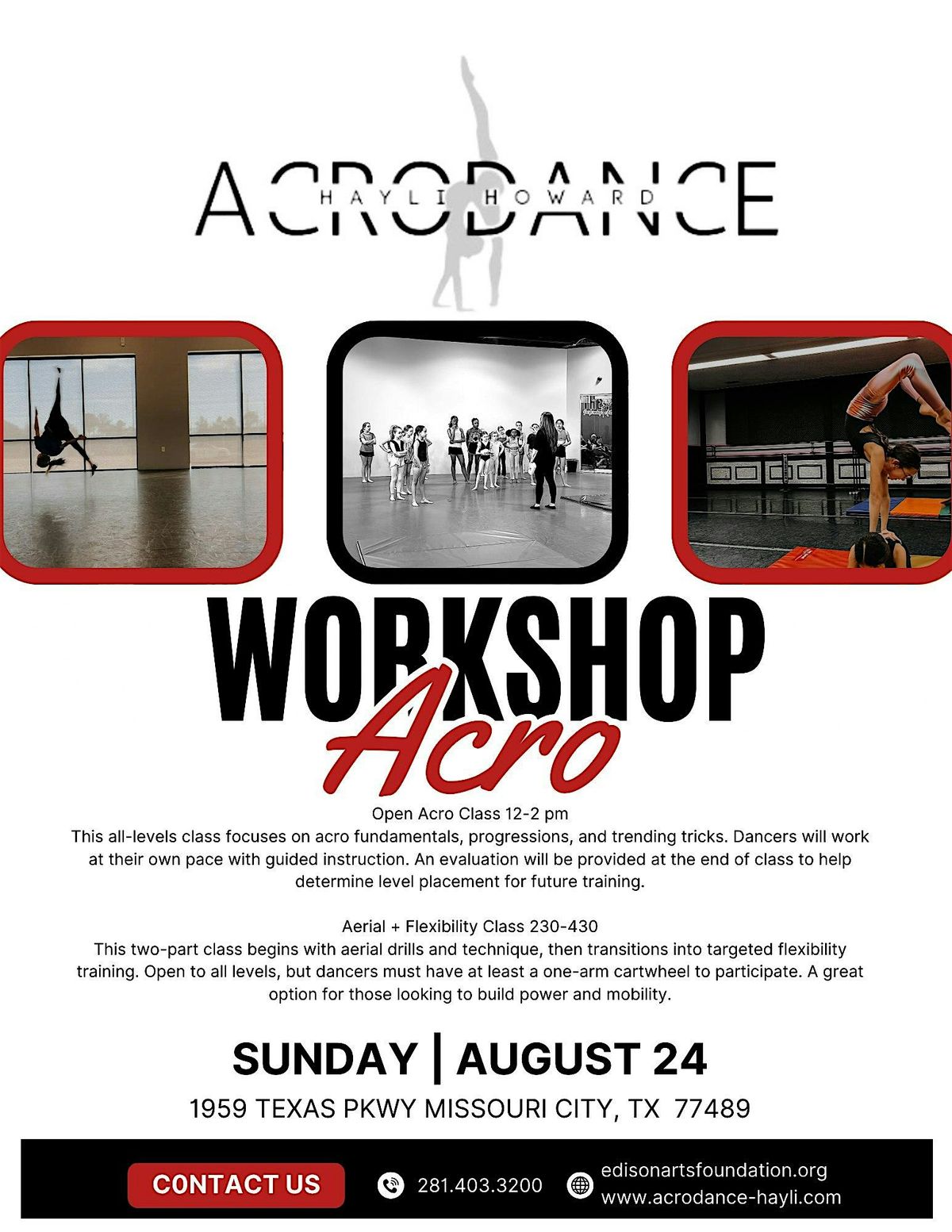 Acro Dance Workshop