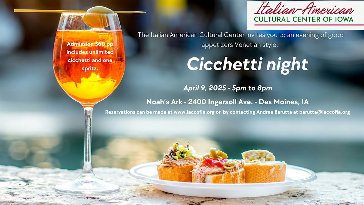 Cicchetti night