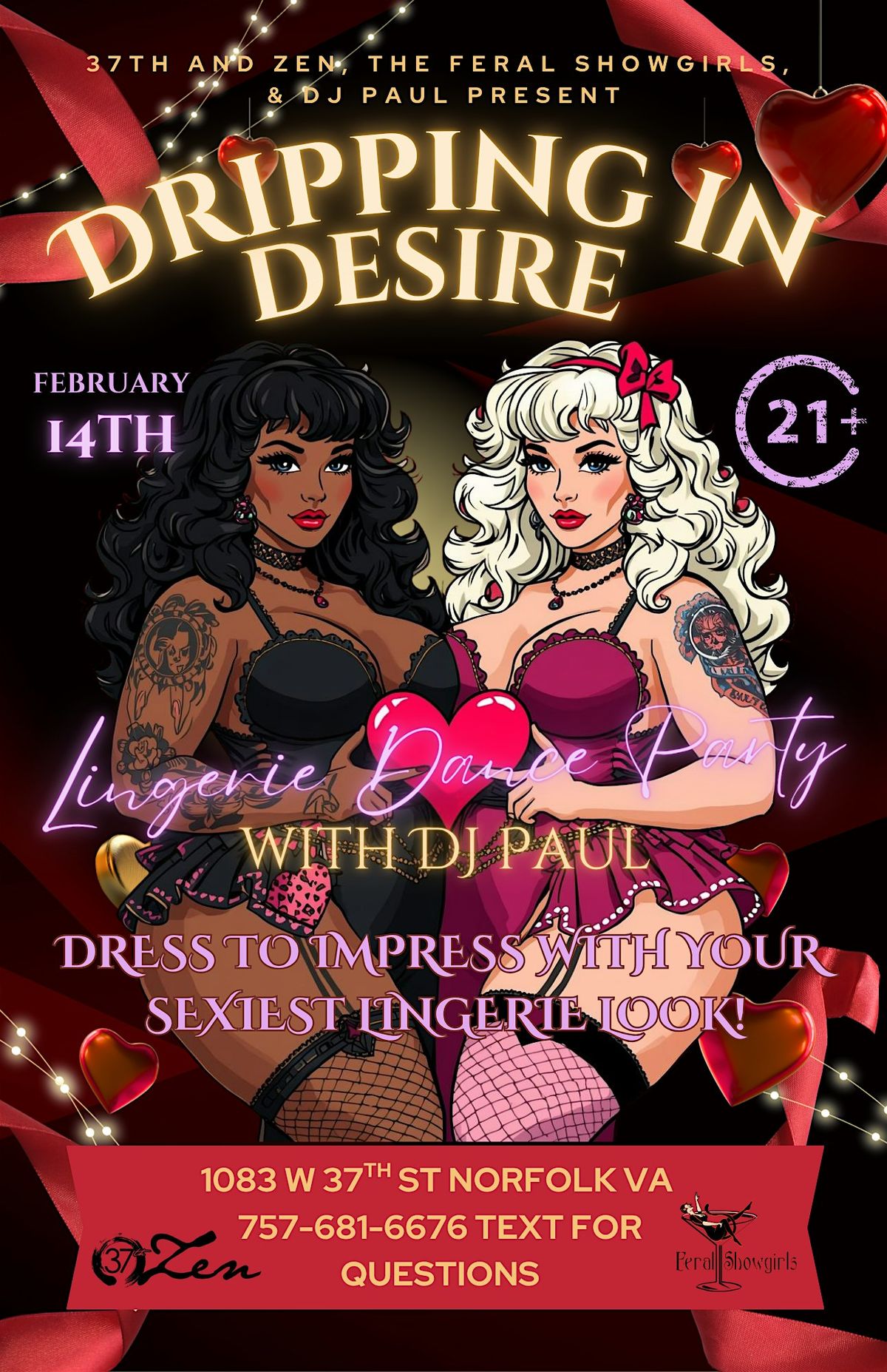 Dripping with Desire: Lingerie Dance Party with DJ Paul!