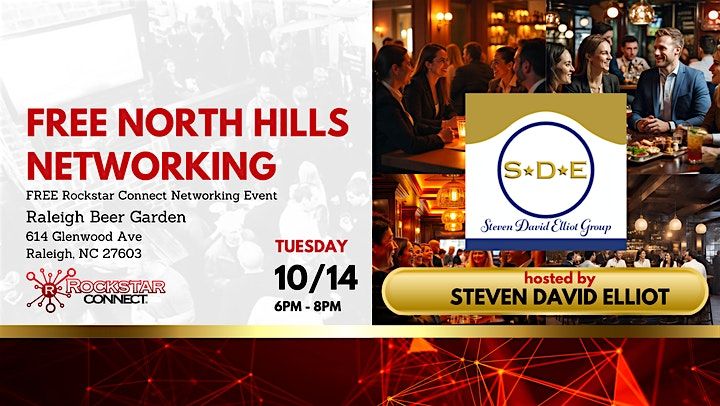 Free  North Hills Networking Rockstar Connect Event (October, NC)