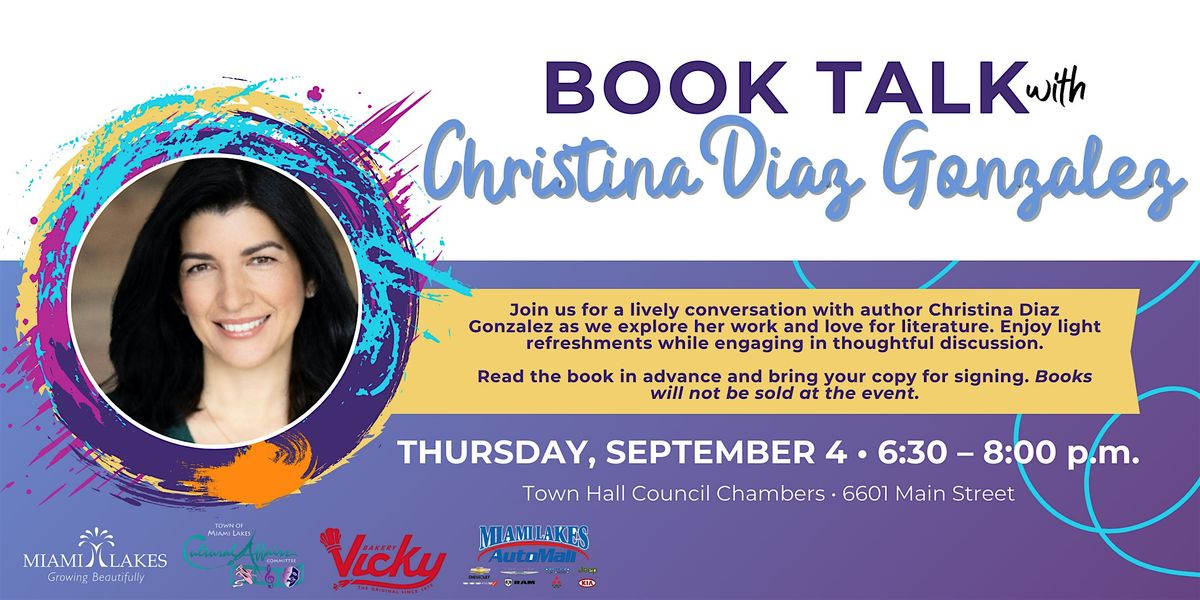 Book Talk with Christina Diaz Gonzalez