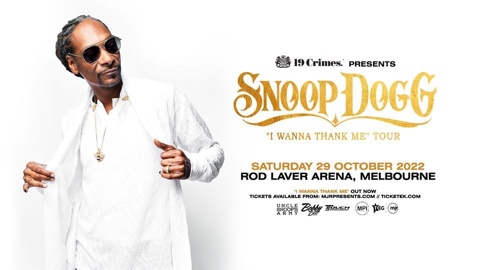 Snoop Dogg at Rod Laver Arena | 2022 (postponed)