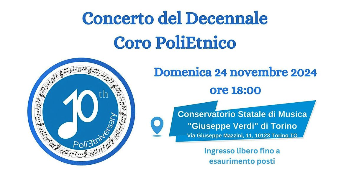 10th Anniversary Coro PoliEtnico