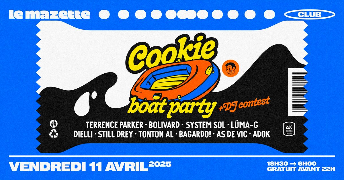 Cookie Records Boat Party w\/ Terrence Parker, System Sol & more