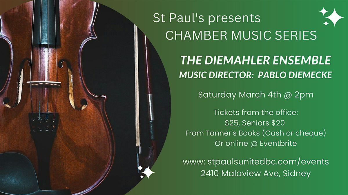 St Paul's presents: Classical Music with the DieMahler Ensemble