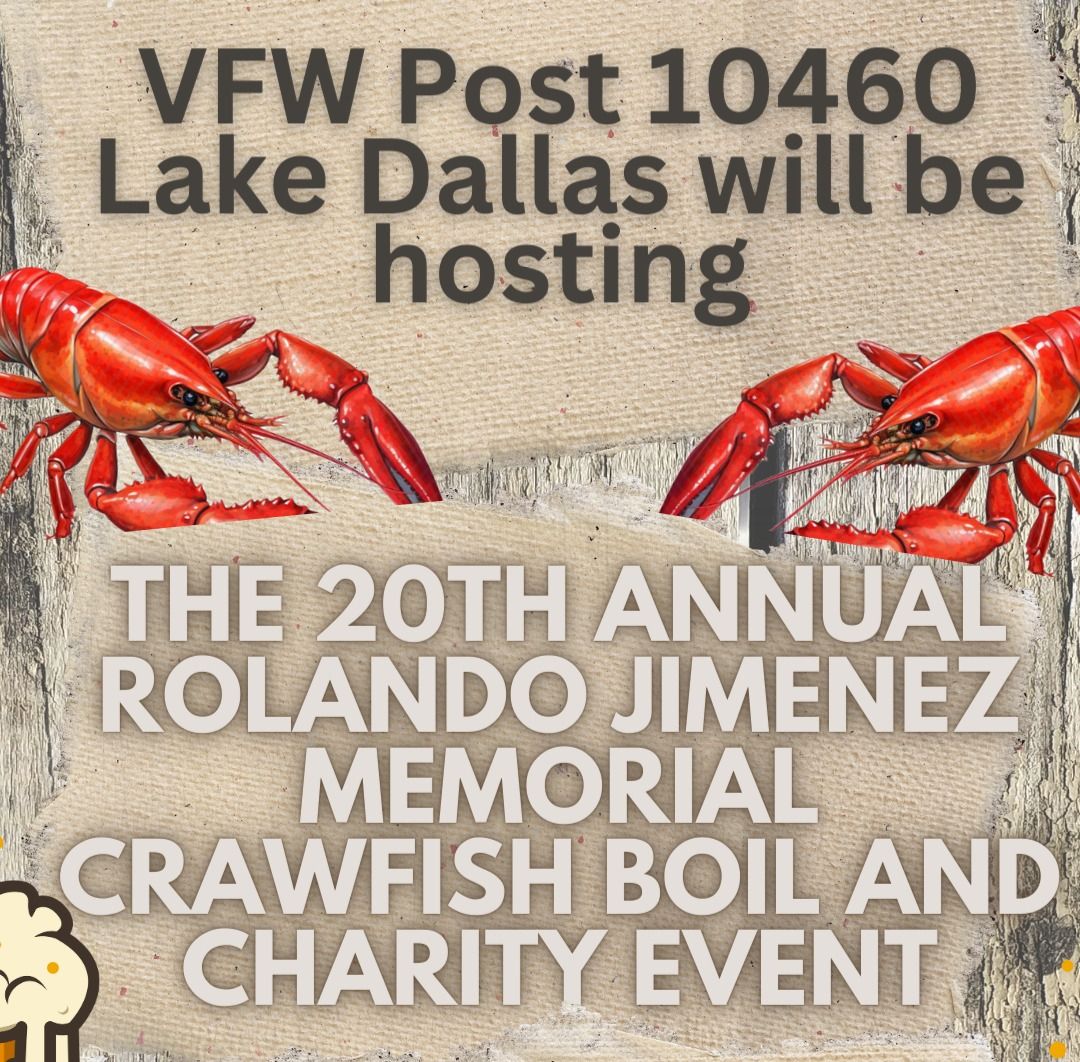 Rolando Jimenez Charity Crawfish Boil @The VFW In Lake Dallas 