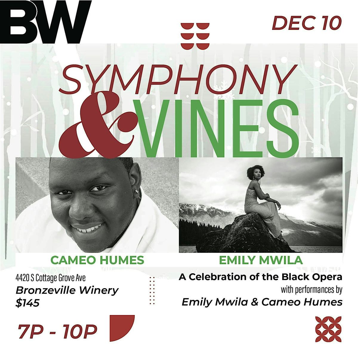 Symphony in the Vines: A Holiday Opera at Bronzeville Winery