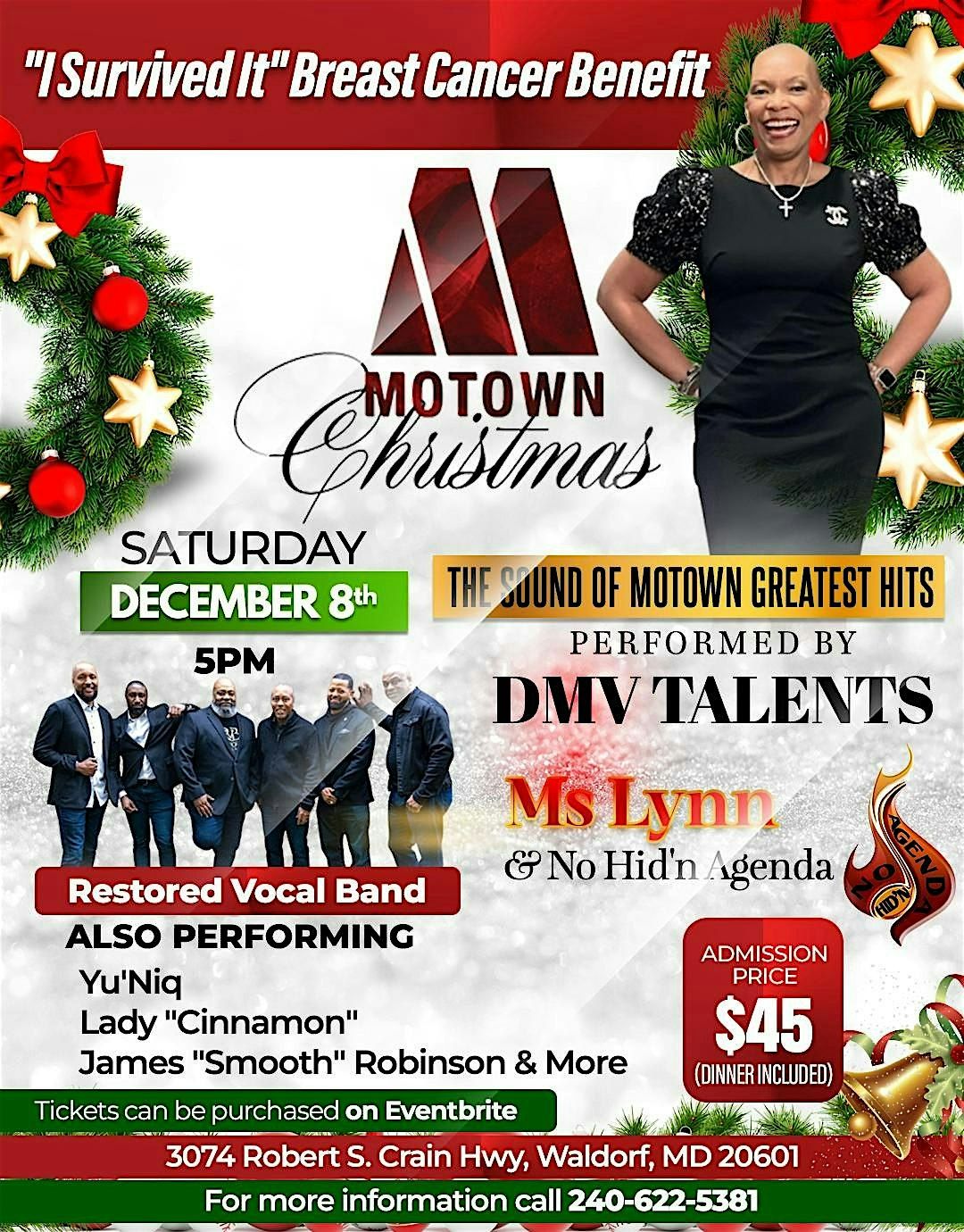 Motown Christmas Breast Cancer Benefit