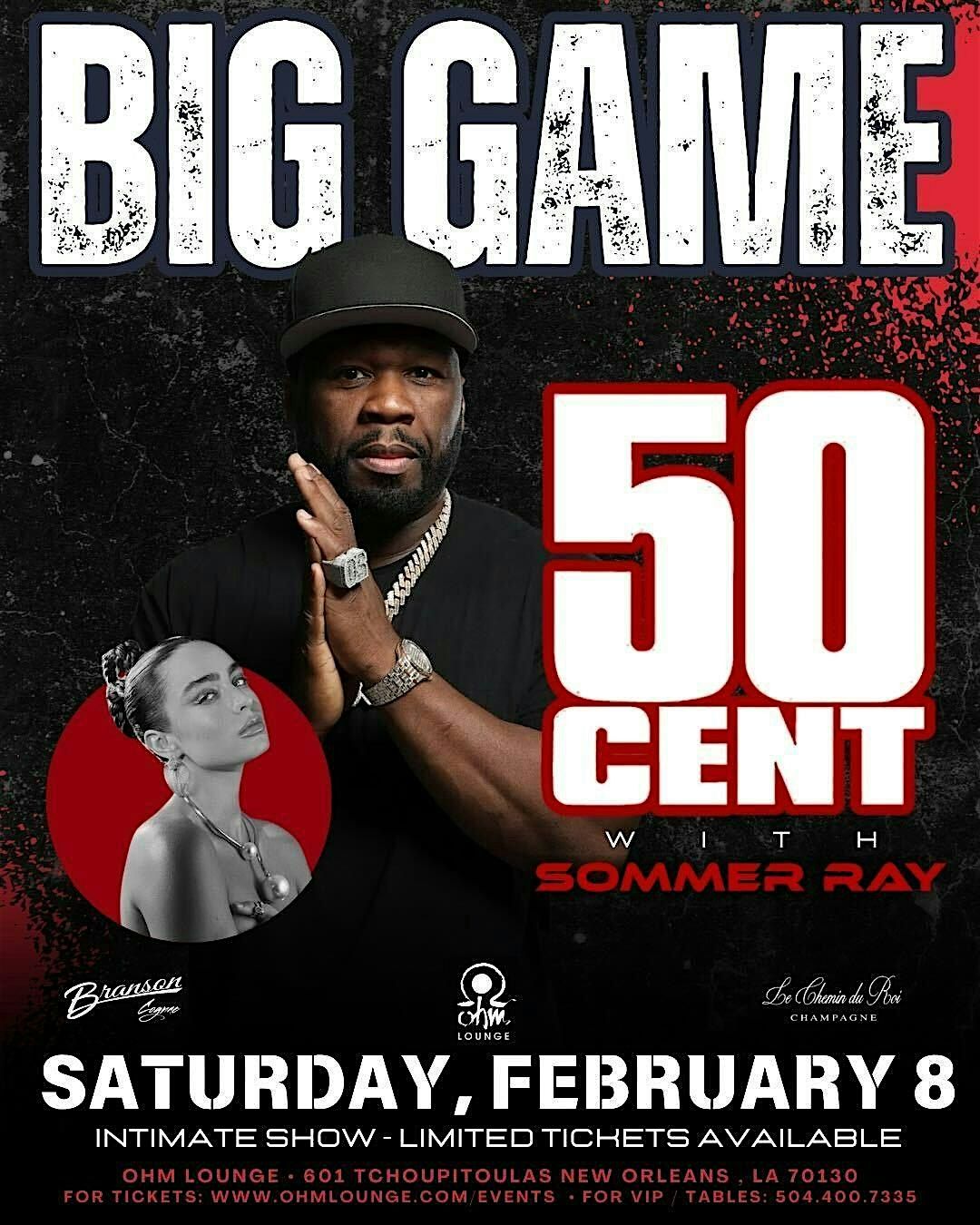 50 CENT LIVE & SOMMER RAY @ OHM SUPER BOWL WEEKEND