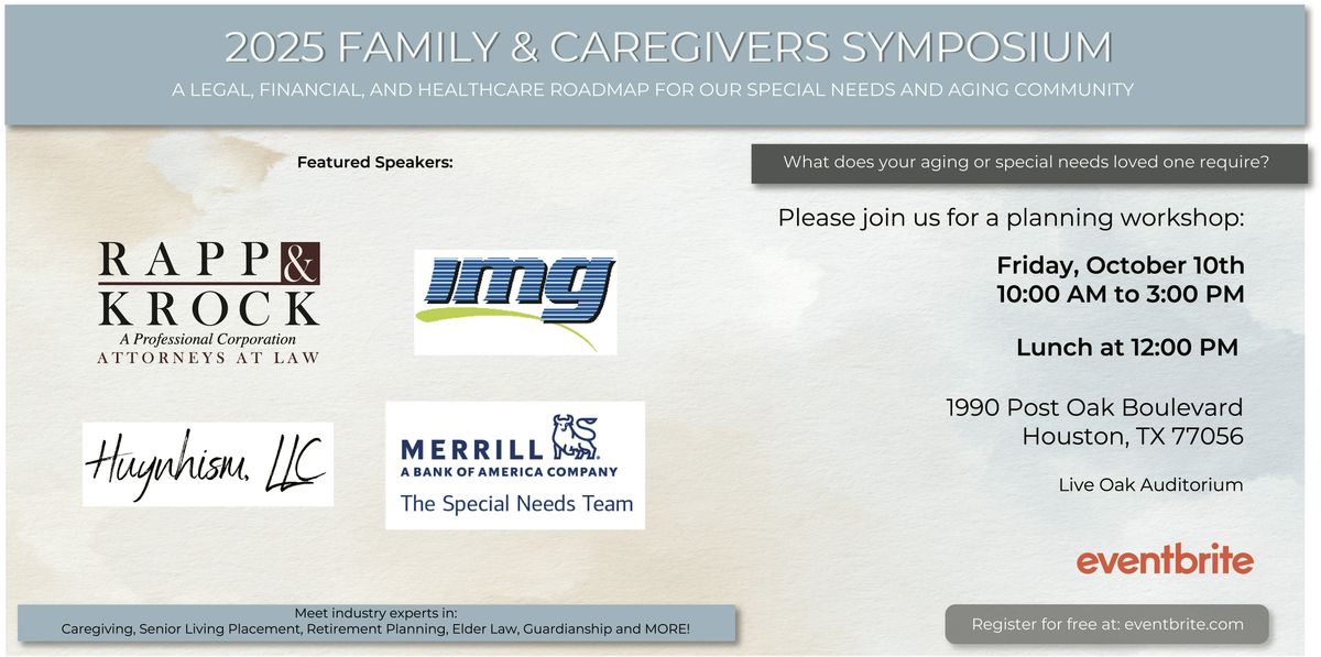 2025 Family & Caregivers Symposium