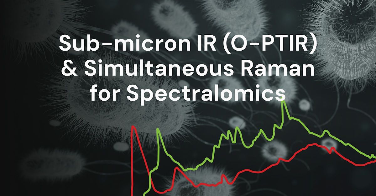 Metabomeeting: Sub-micron IR(O-PTIR) & Simultaneous Raman for Spectralomics