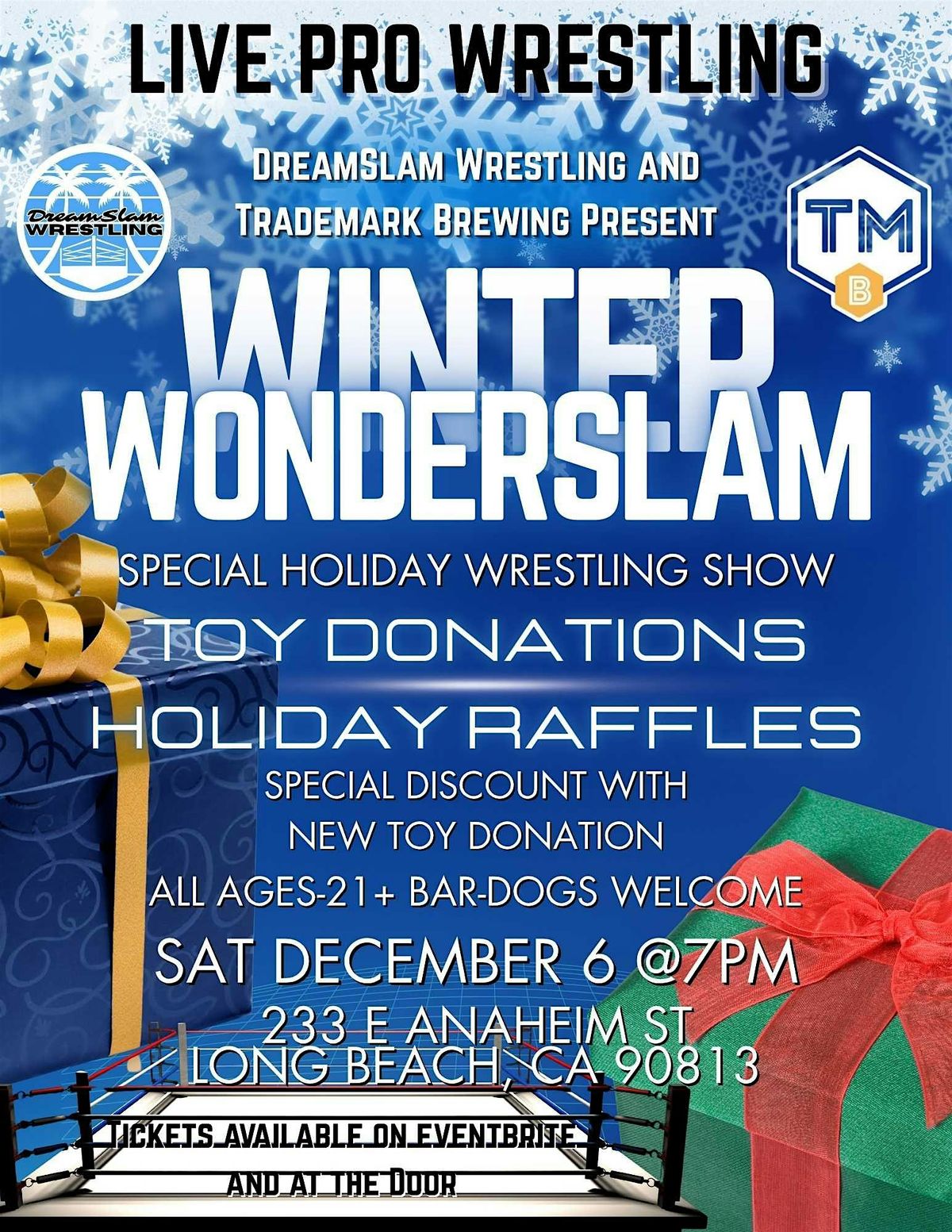 LIVE Lucha Libre WRESTLING at Trademark Brewing!