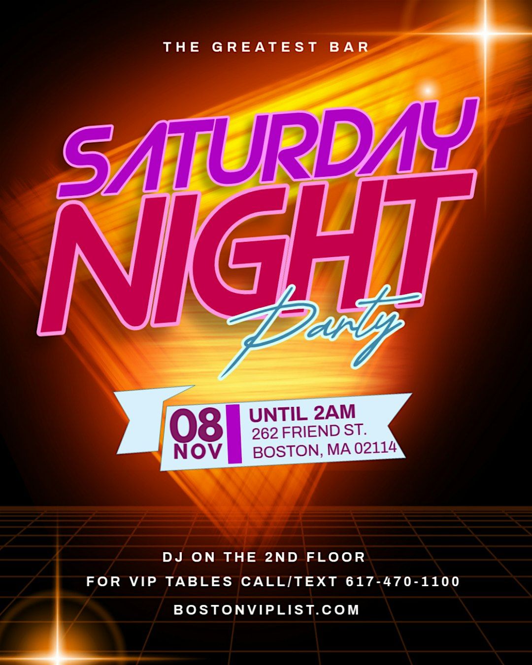 Saturday Night @ The Greatest Bar