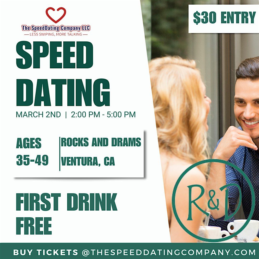 SPEED DATING | 35-49, FIRST DRINK FREE!