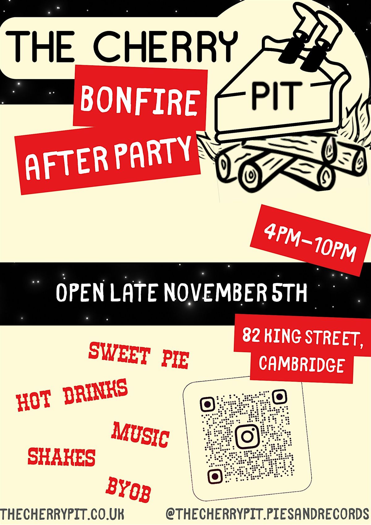 The Cherry Pit Bonfire Pit Afterparty