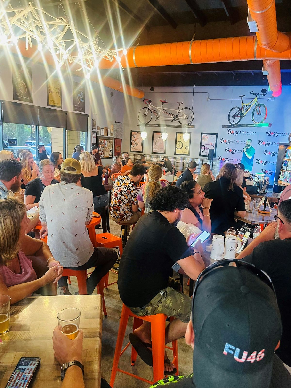 Late night Karaoke with DJ Dizzy at Hops & Spokes Brewing Co