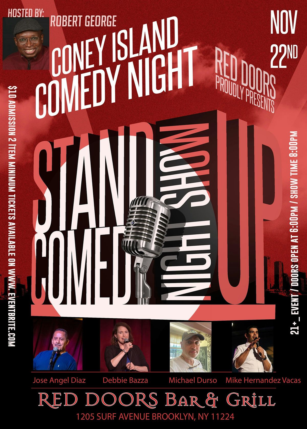 Comedy Night at The Red Doors Bar & Grill