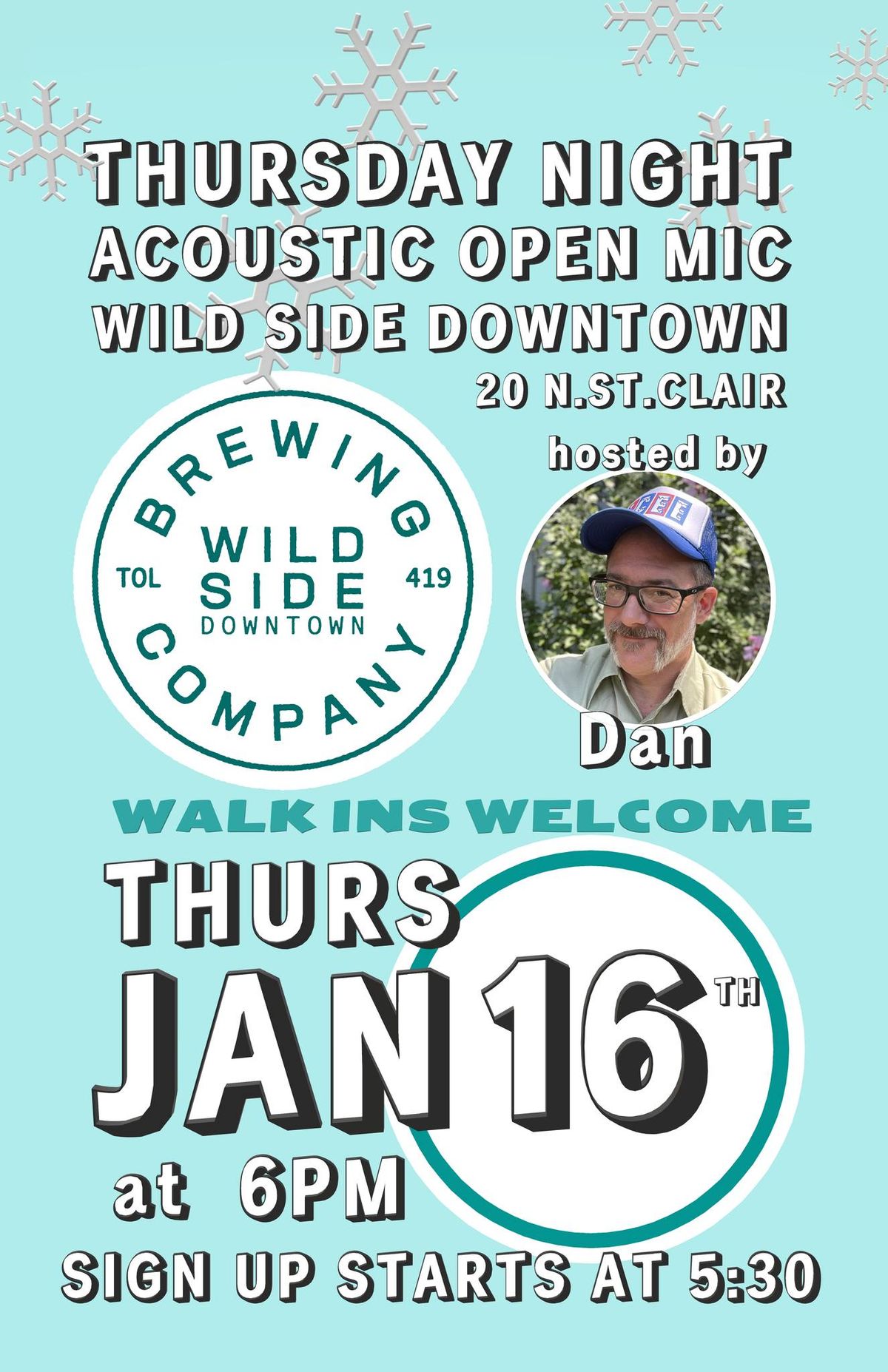 open mic at Wild Side Downtown