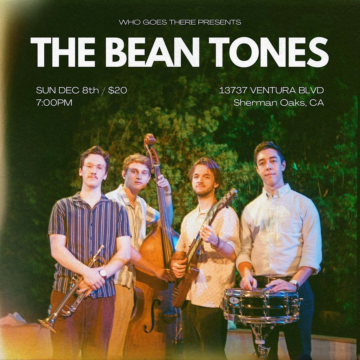 The Bean Tones - Live at Who Goes There