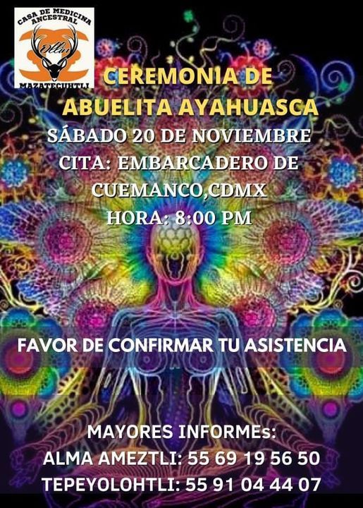 CEREMONIA DE ABUELITA AYAHUASCA