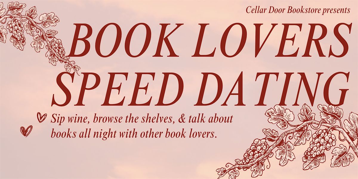 Book Lovers Speed Dating