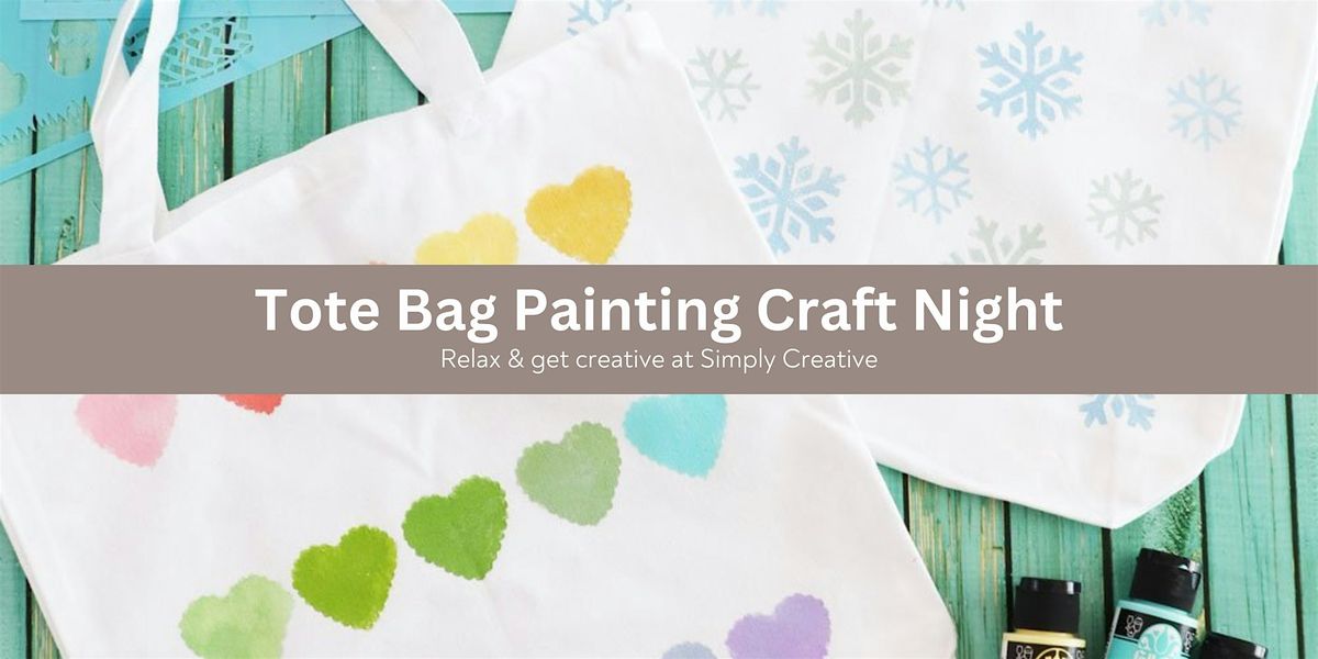 Tote Bag Painting Craft Class