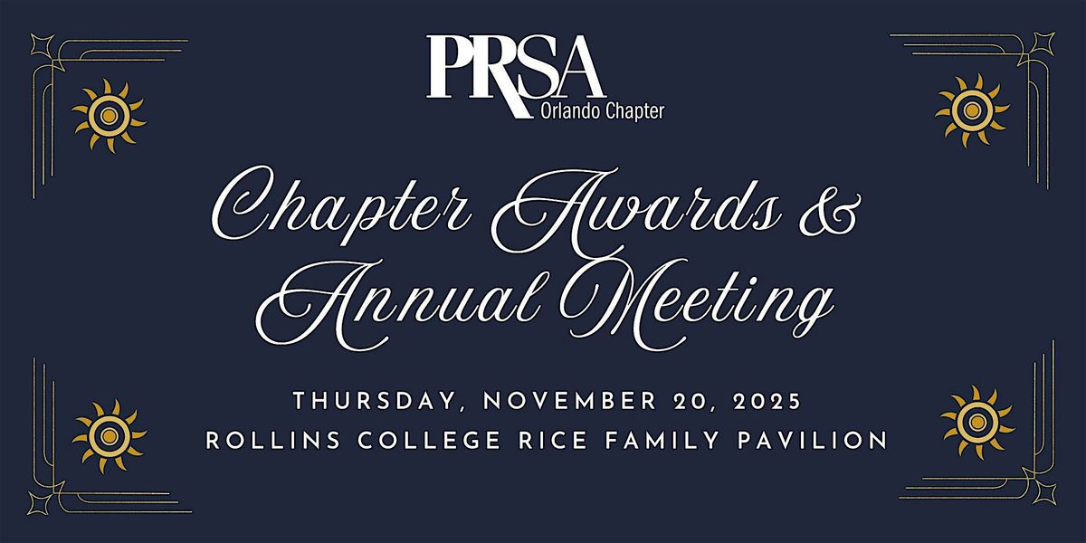 Join PRSA Orlando for an evening gala of celebration and entertainment!