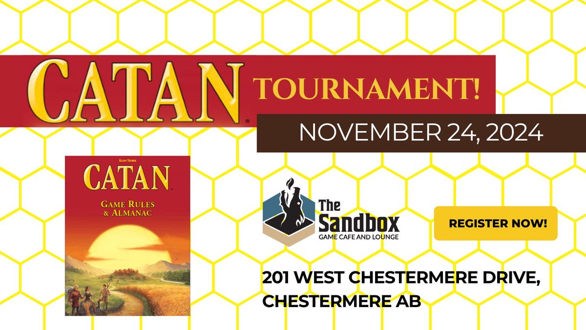 Catan Tournament!  @ The Sandbox in Chestermere