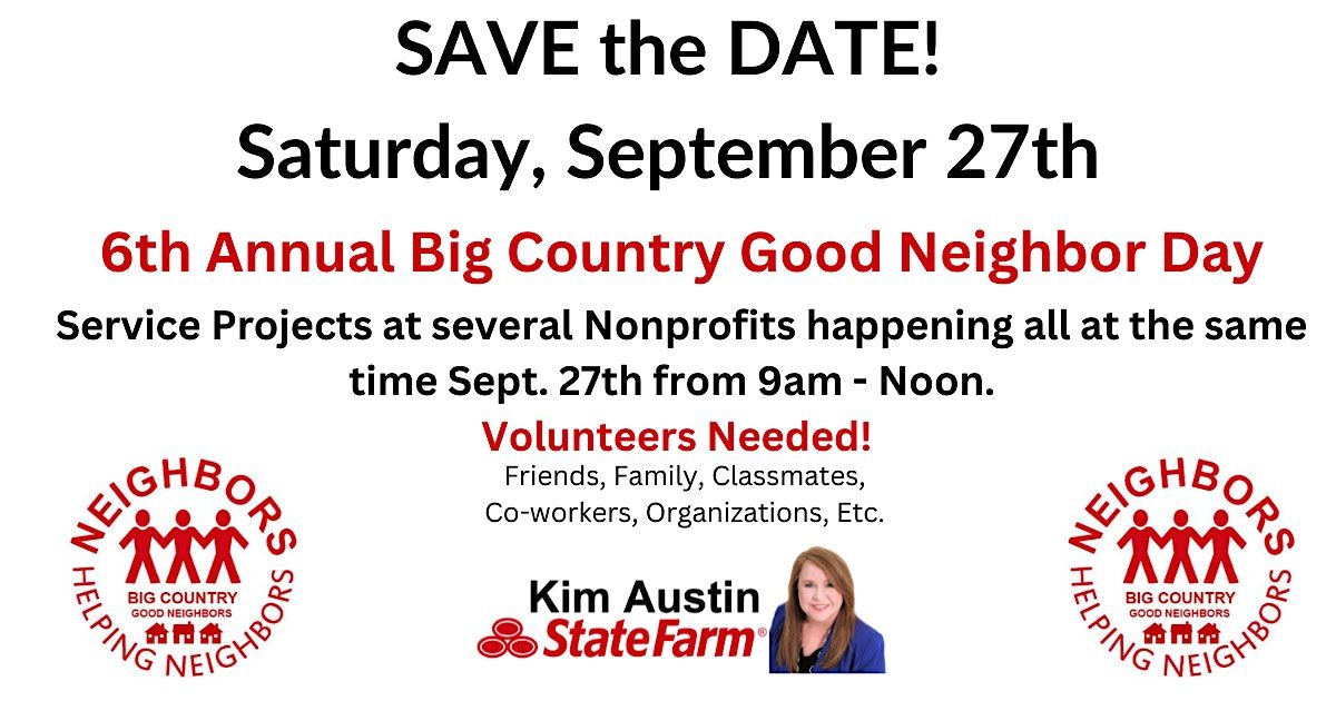 Big Country Good Neighbor Day