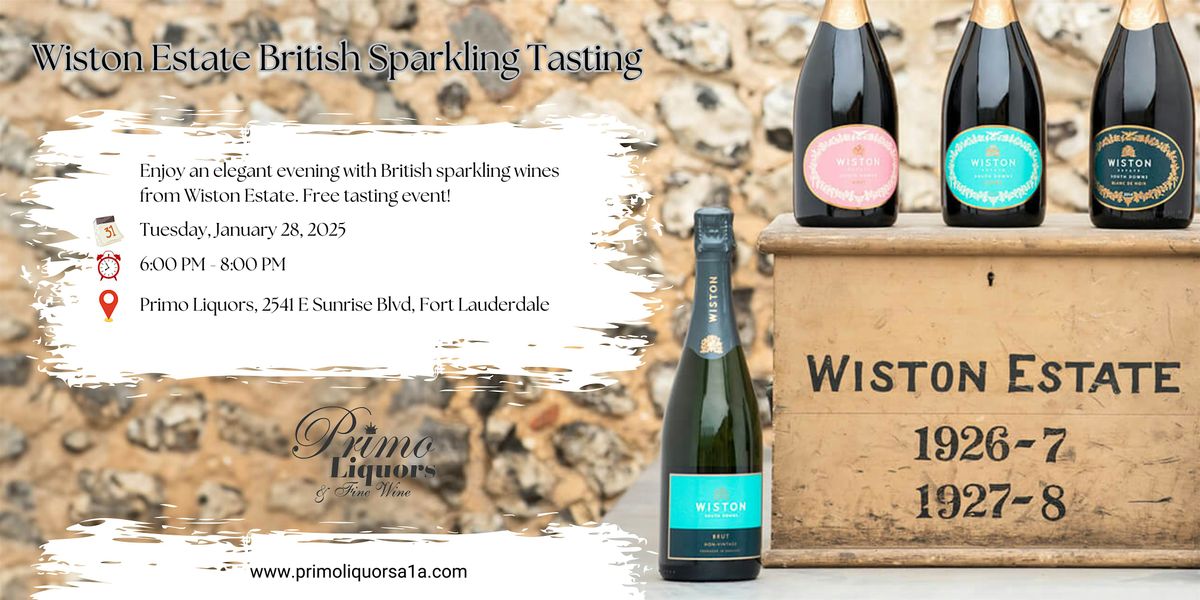 Wiston Estate British Sparkling Tasting