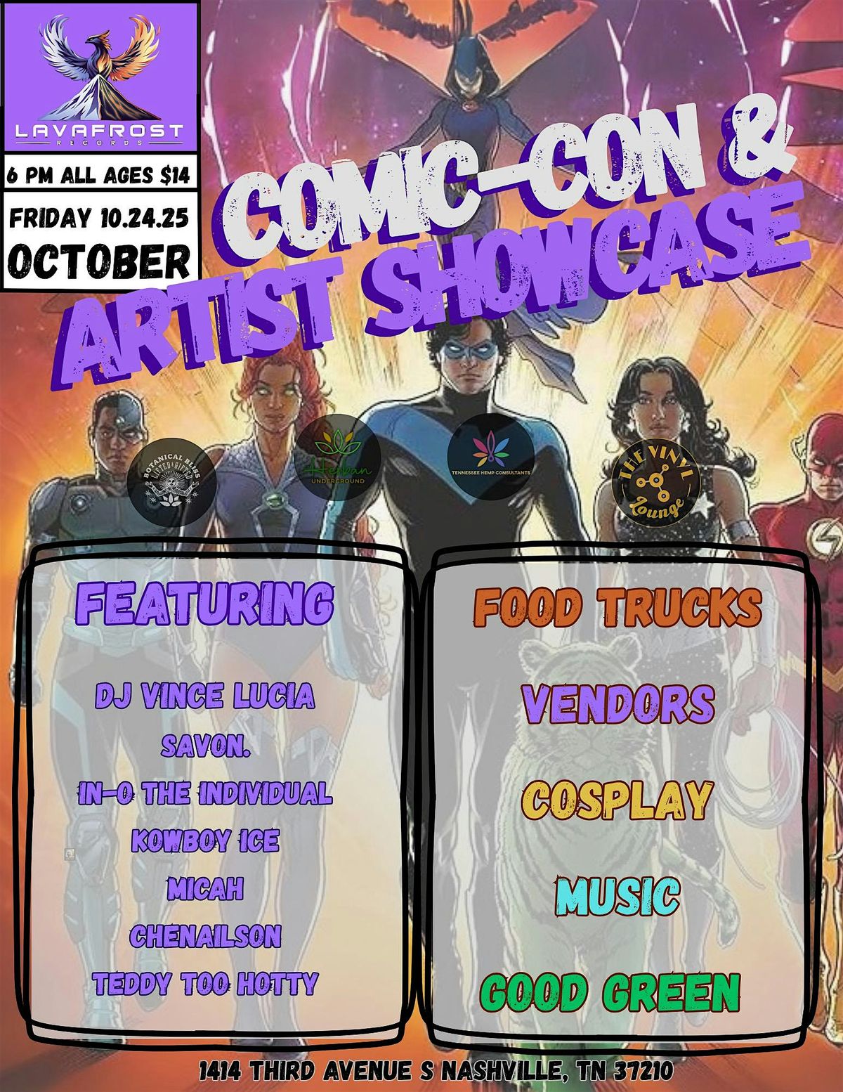 LavaFrost Records: Comic-Con & Artist Showcase
