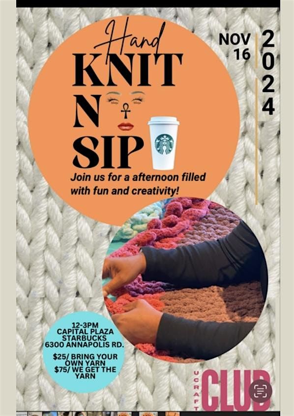 Hand Knit & Sip