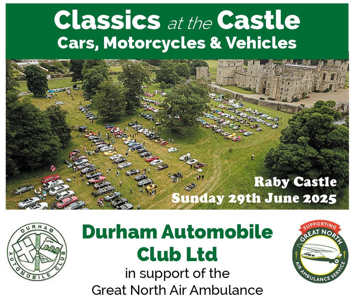 Classics at the Castle - Our classic car show for cars, motorcycles and vehicles.