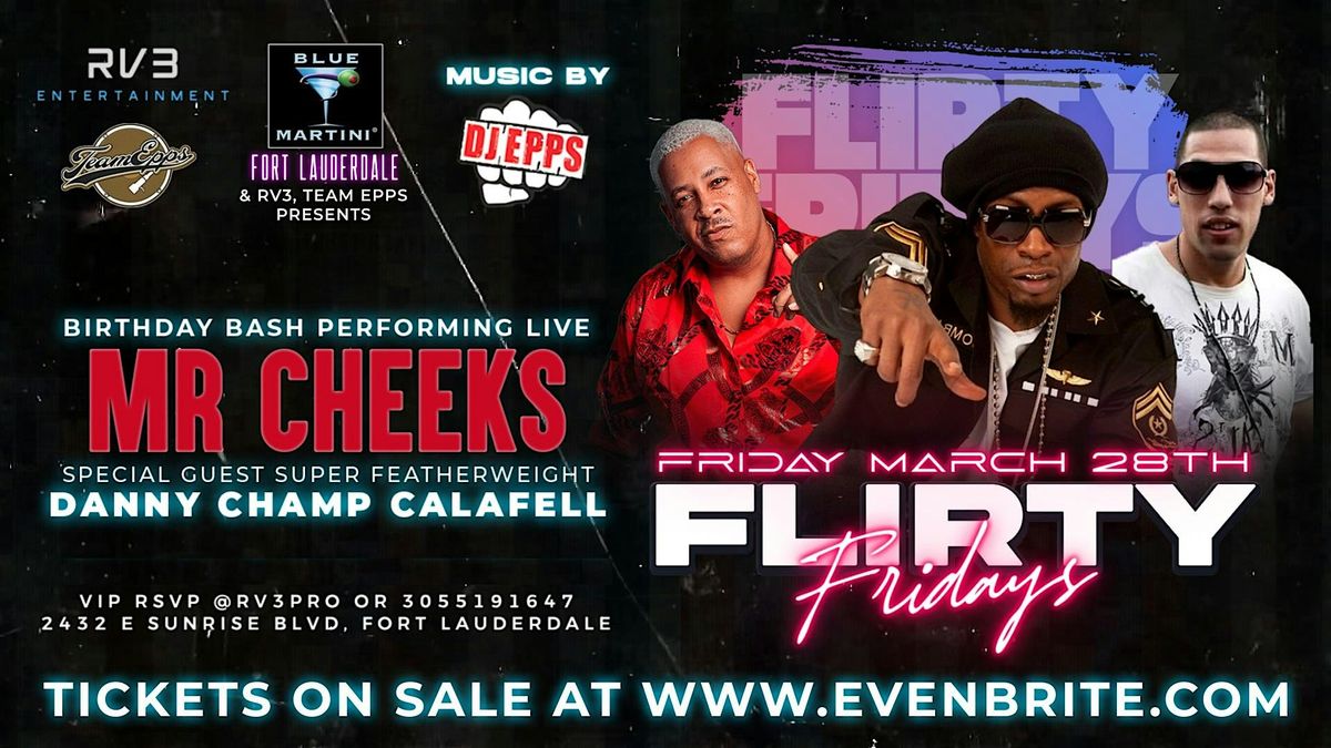 Mr Cheeks Iive At Blue Martini Fort Lauderdale - Music By Dj Epps