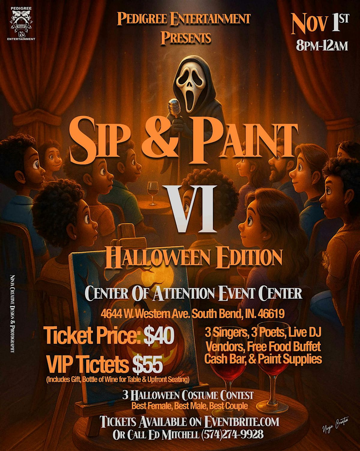 Sip & Paint VI ( Halloween Edition )