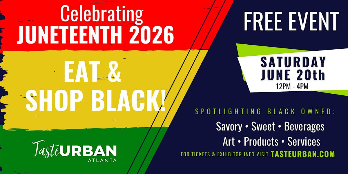 Juneteenth Shop Black Event: Joint Vendor Open House Showcase!