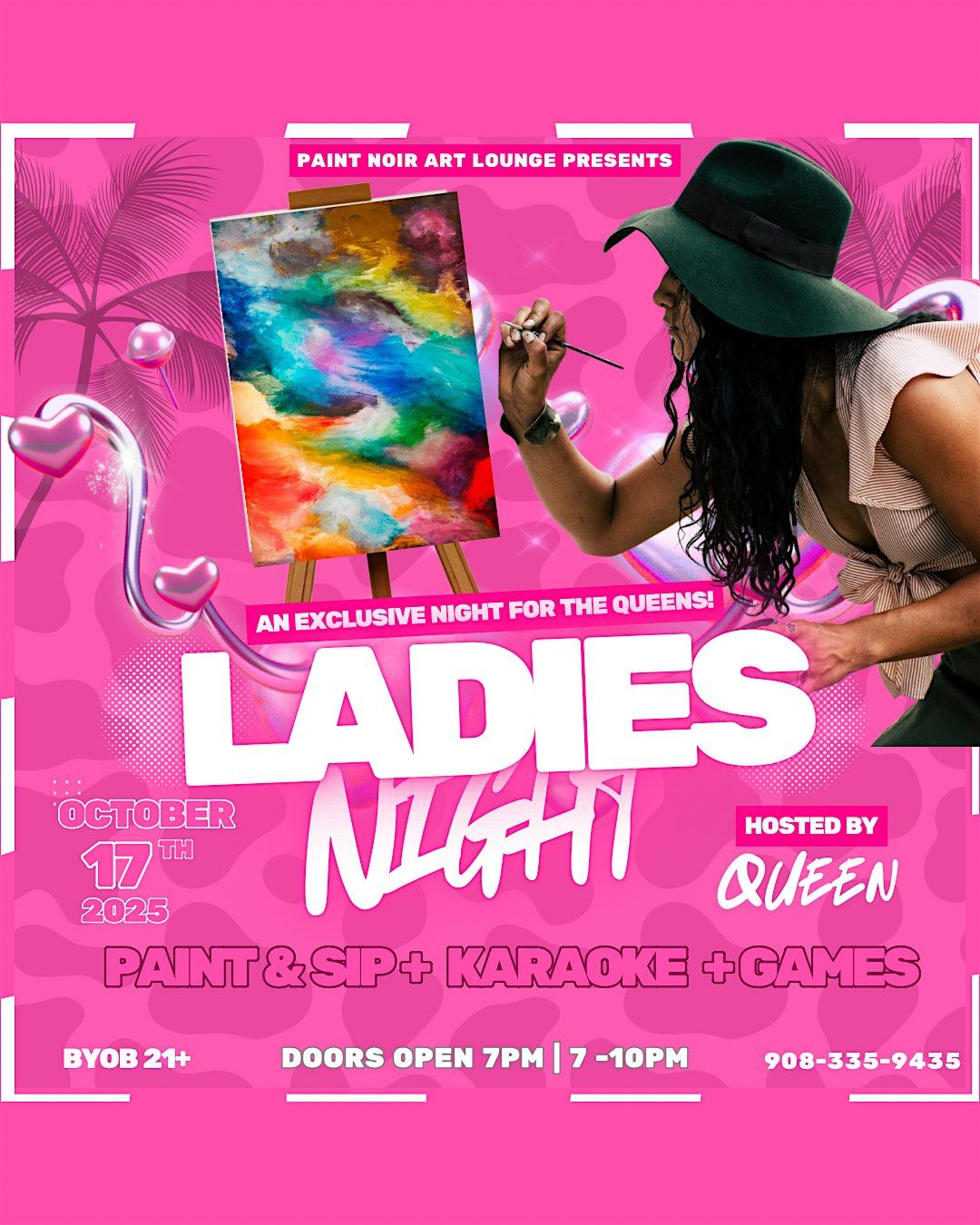 Ladies Paint, Sip & Karaoke Night