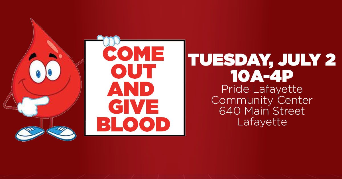 Come Out and Give Blood