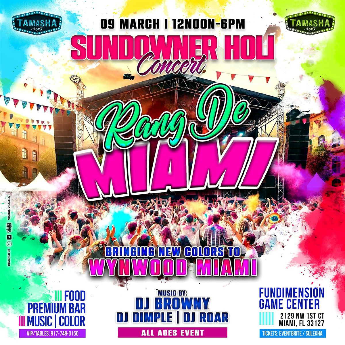 RANG DE MIAMI- HOLI COLOR FEST 2025