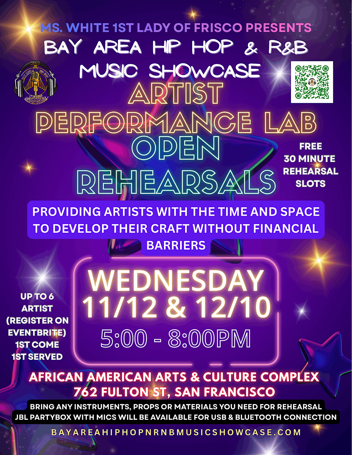Artist Performance Lab Open Rehearsals