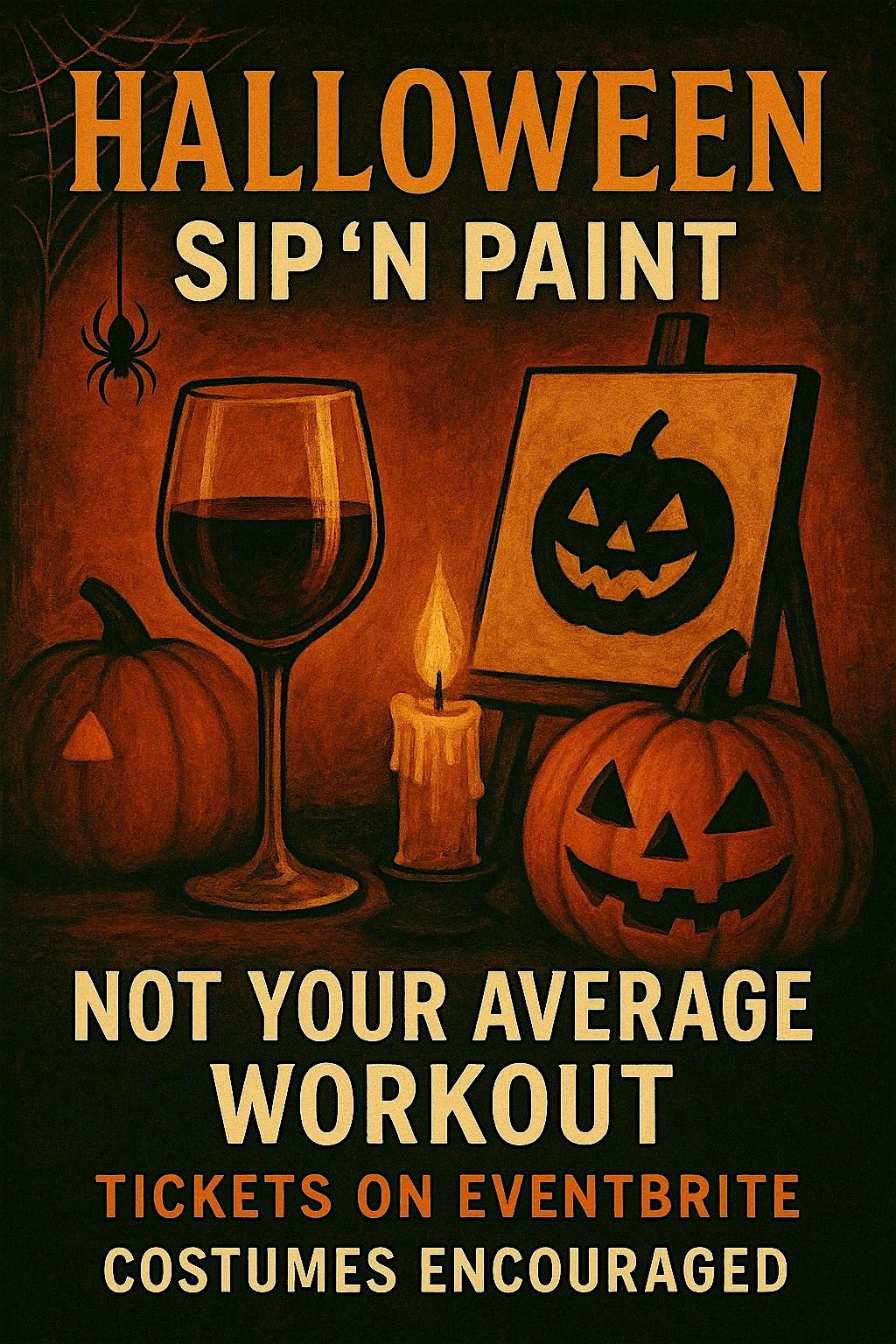 SIP N PAINT HALLOWEEN