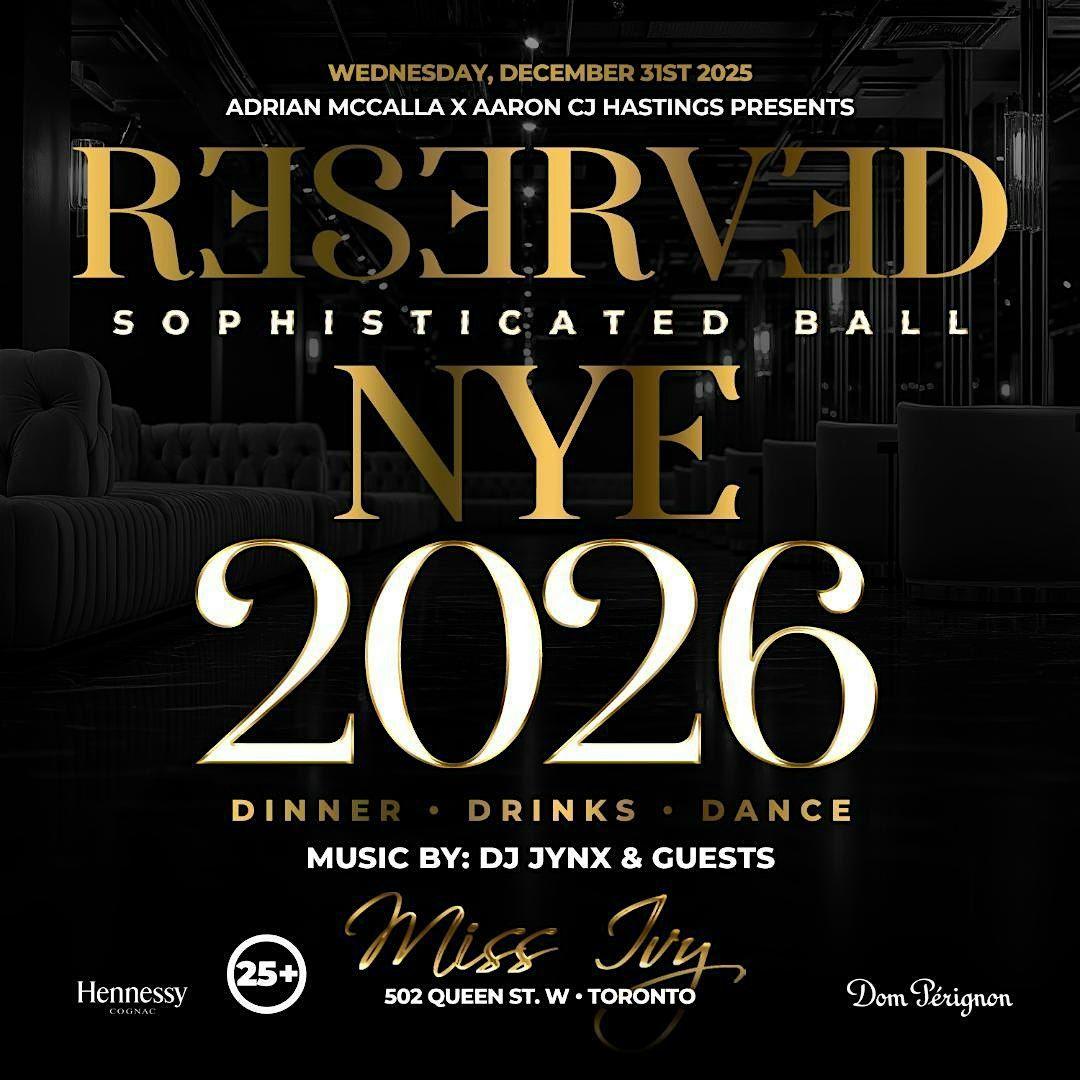 RESERVED 2026 NYE RNB BALL