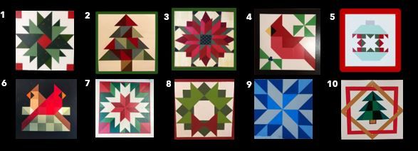 Christmas in July- Paint a holiday barn quilt