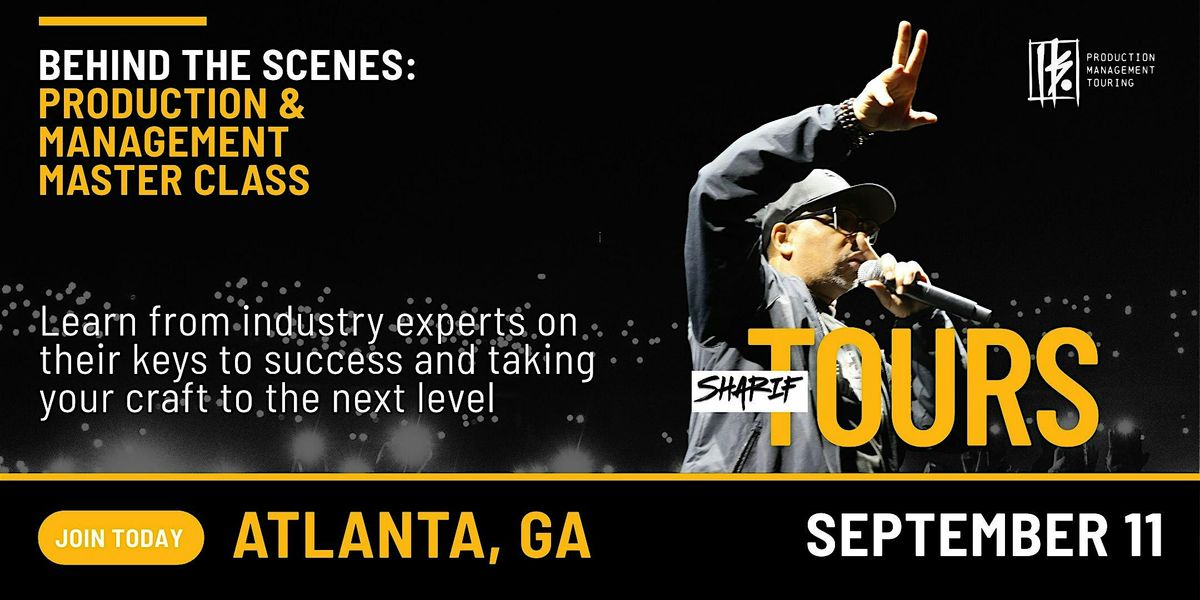 Tour Management Masterclass (ATL)