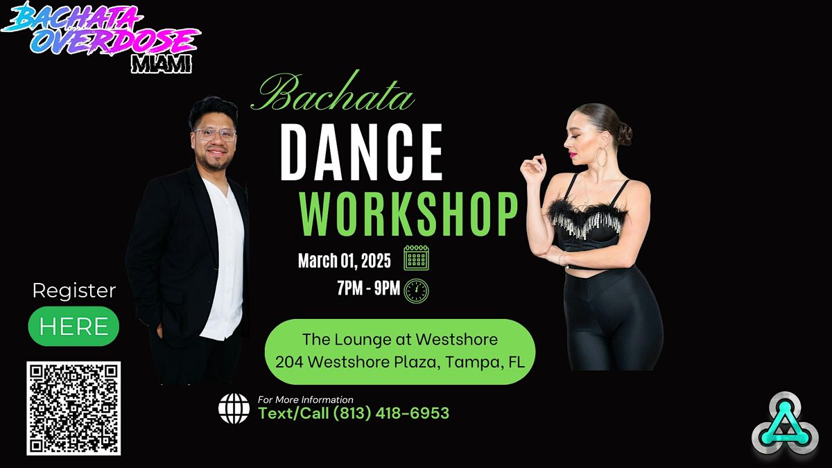 Bachata Workshop w\/Martin & Anastasia of Bachata Overdose Miami!