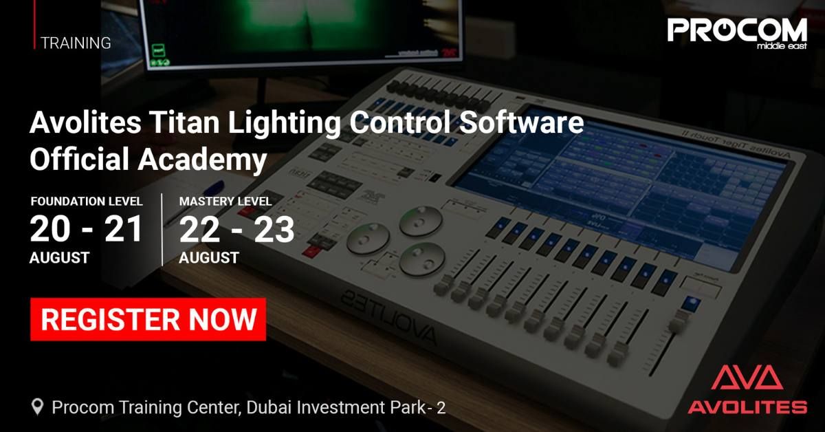 Avolites Titan Lighting Control Software Official Academy
