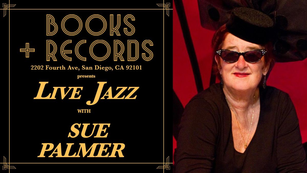 Books + Records Presents: Live Jazz + BRUNCH with Sue Palmer