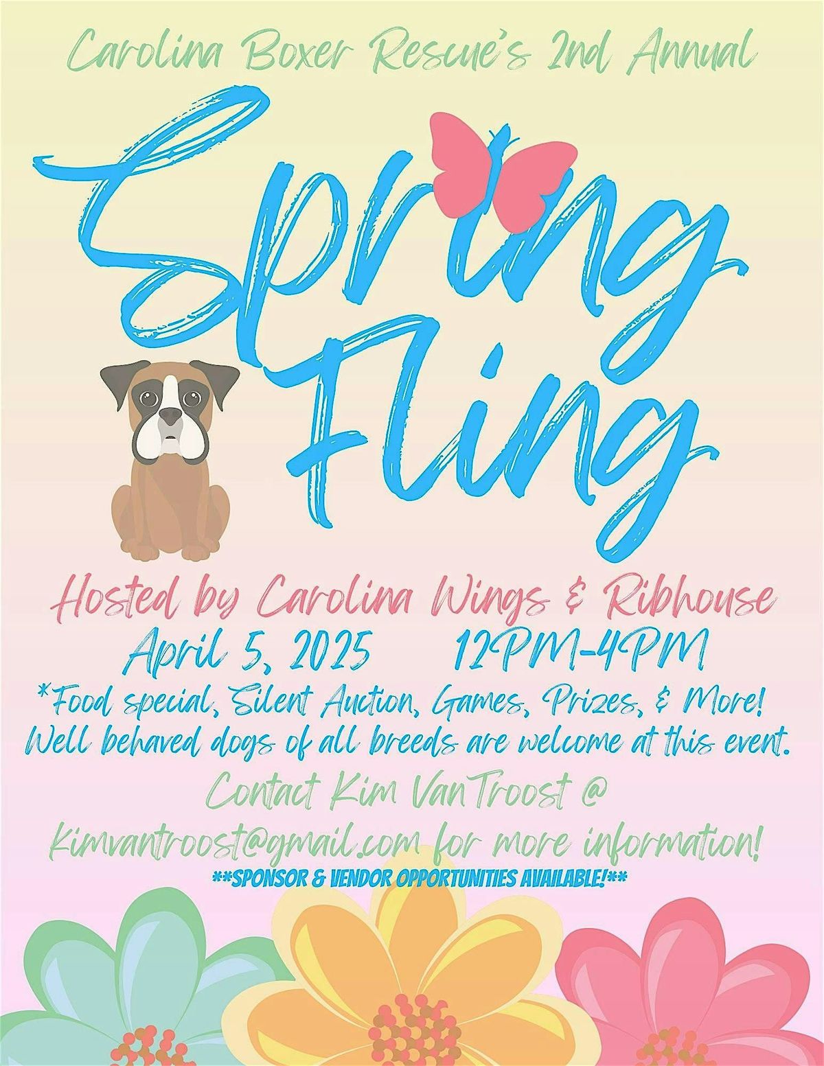 Carolina Boxer Rescue's 2nd Annual Spring Fling